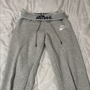Nike light grey joggers